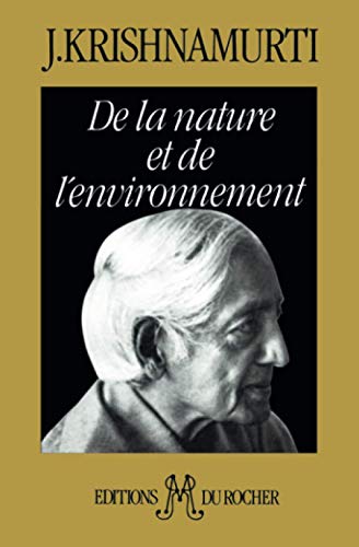 9782268015996: De la nature et de l'environnement