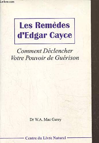 9782268017754: Les Remdes d'Edgar Cayce