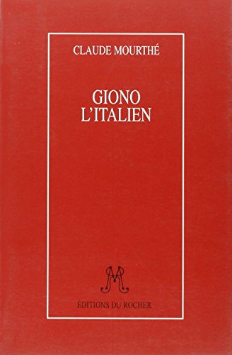 Beispielbild fr Giono, l'Italien zum Verkauf von WorldofBooks