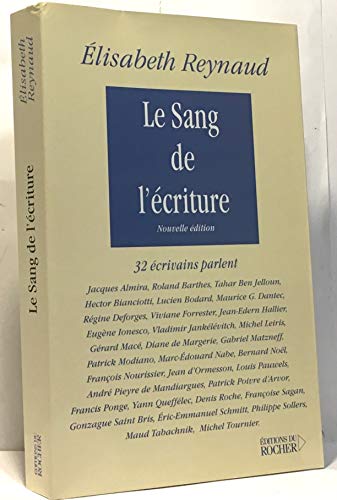 Imagen de archivo de Le sang de l' criture (Litt rature) (French Edition) a la venta por WorldofBooks