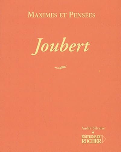 Stock image for Joubert for sale by Chapitre.com : livres et presse ancienne