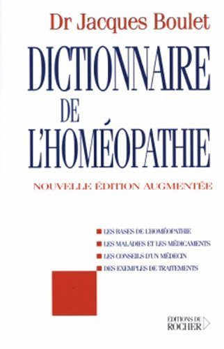 Beispielbild fr Dictionnaire de l'homopathie zum Verkauf von medimops