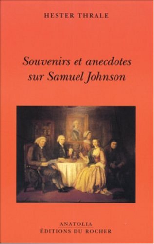 9782268054230: Souvenirs et anecdotes sur Samuel Johnson
