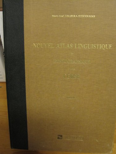 9782271053473: Atlas linguist France-corse, 1 (Atlas Ling Ethn)