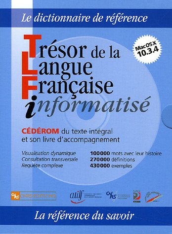 Beispielbild fr Trsor de la Langue Franaise informatis zum Verkauf von Ammareal