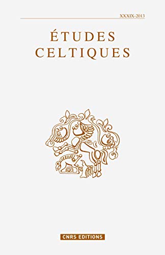 9782271077608: Etudes Celtiques 39