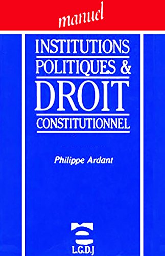 9782275001371: Institutions politiques & droit constitutionnel