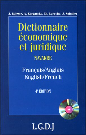 9782275001937: Dictionnaire conomique et juridique, franais-anglais, 4e dition