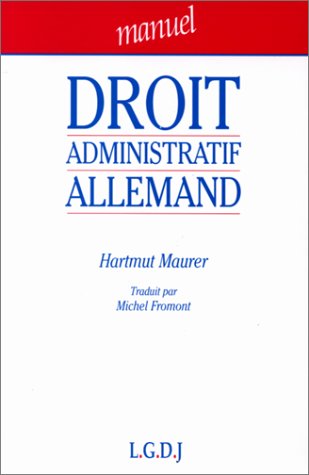 9782275003481: Droit administratif allemand