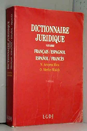 Imagen de archivo de Dictionnaire juridique francais-espagnol/espaol frances.nav a la venta por Iridium_Books