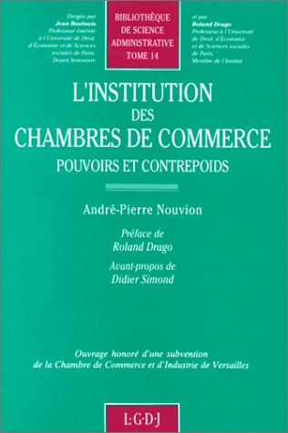 9782275006475: L'Institution Des Chambres De Commerce