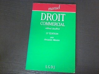 9782275006840: Manuel de droit commercial (Manuels)