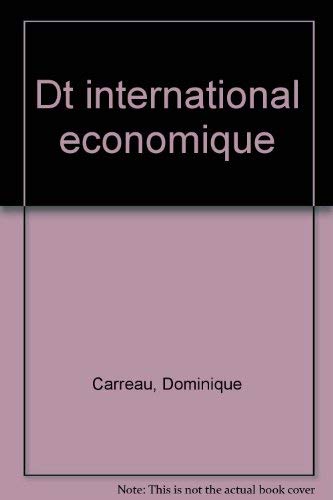 Stock image for Droit international conomique. 3me dition. for sale by Kloof Booksellers & Scientia Verlag