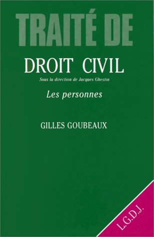 9782275007885: Trait de droit civil - Les personnes