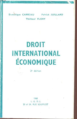 9782275011431: Droit international economique