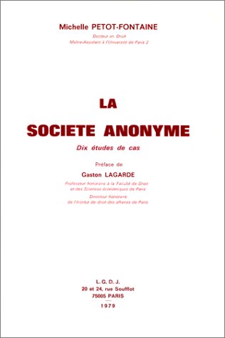 Beispielbild fr La Societe Anonyme zum Verkauf von medimops