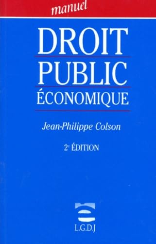 Stock image for MANUEL DROIT PUBLIC ECONOMIQUE for sale by LiLi - La Libert des Livres