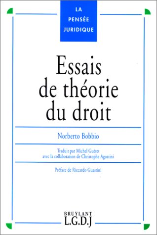 9782275016689: ESSAIS DE THORIE DU DROIT