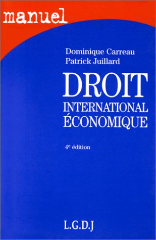 Beispielbild fr Droit international conomique zum Verkauf von medimops