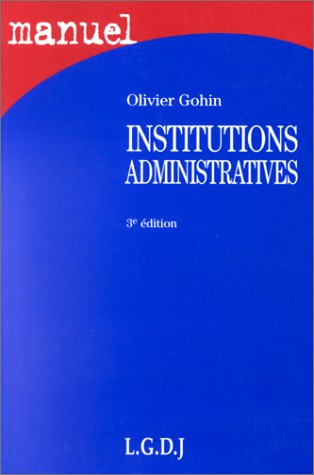 9782275017174: Institutions administratives