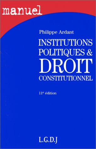 Stock image for Institutions politiques & droit constitutionnel for sale by medimops