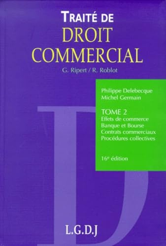 Droit commercial, tome 2 (9782275018409) by Roblot