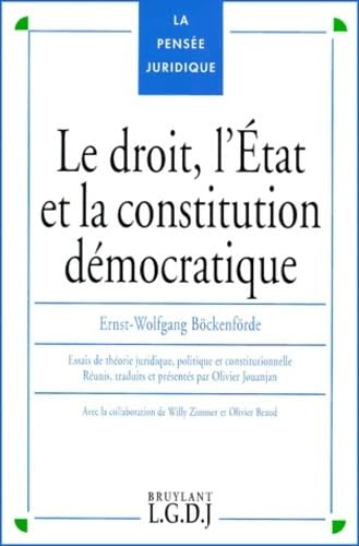 9782275018980: le droit, l'etat et la constitution dmocratique