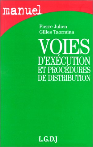 Beispielbild fr VOIES D'EXECUTION ET PROCEDURES DE DISTRIBUTION zum Verkauf von Librairie rpgraphic