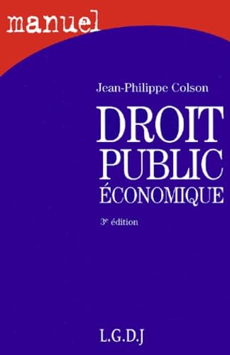 Stock image for Droit Public Economique for sale by Ammareal