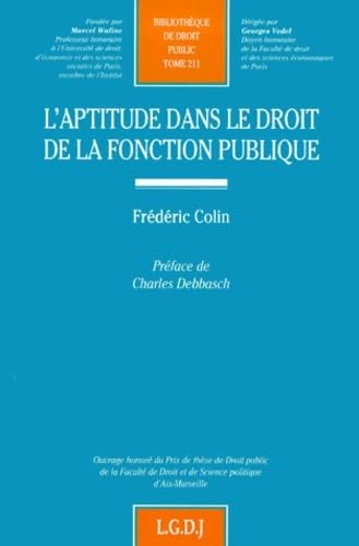 9782275019543: L'Aptitude Dans Le Droit De La Fonction Publique: 211