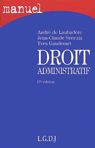 Stock image for Manuel de droit administratif for sale by Ammareal