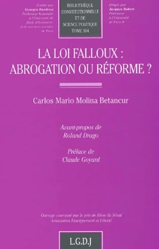 9782275020815: La Loi Falloux : Abrogation Ou Reforme ?: 104