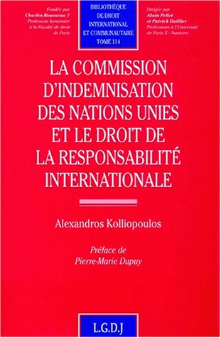 9782275020877: la commission d'indemnisation des nations unies et le droit de la responsabilit (114)