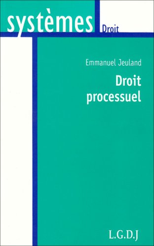 Stock image for Le droit processuel for sale by medimops