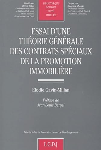 9782275022871: Essai D'Une Theorie Generale Des Contrats Speciaux De La Promotion Immobiliere: 383