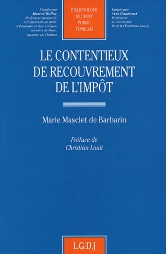 9782275025605: Le contentieux de recouvrement de l'impt