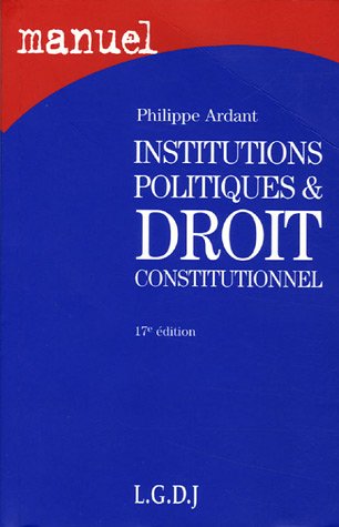 Imagen de archivo de Institutions Politiques & Droit Constitutionnel a la venta por WorldofBooks
