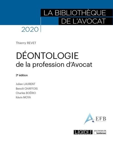 Beispielbild fr Dontologie de la profession d'avocat (2020) zum Verkauf von Ammareal