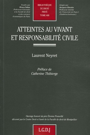 Beispielbild fr Atteintes au vivant et responsabilit civile zum Verkauf von Revaluation Books