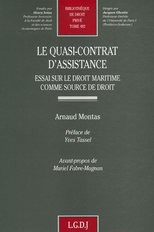 Stock image for Le quasi-contrat d'assistance : Essai sur le droit maritime comme source de droit for sale by Revaluation Books