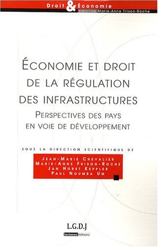 Imagen de archivo de Economie et droit de la rgulation des infrastructures : Perspectives des pays en voie de dveloppement a la venta por Revaluation Books