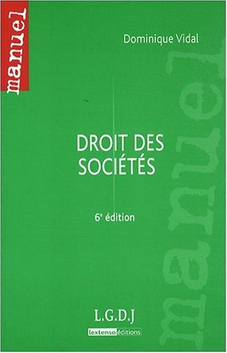 Stock image for Droit des socits for sale by medimops