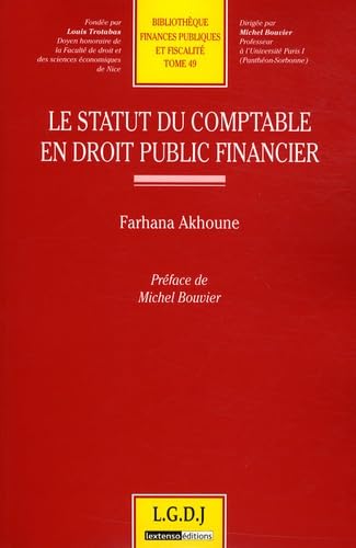 Stock image for Le statut du comptable en droit public financier for sale by Revaluation Books