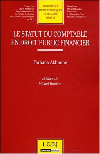 9782275033365: le statut du comptable en droit public financier (49)