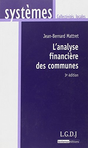 Stock image for L'analyse financire des communes for sale by Chapitre.com : livres et presse ancienne