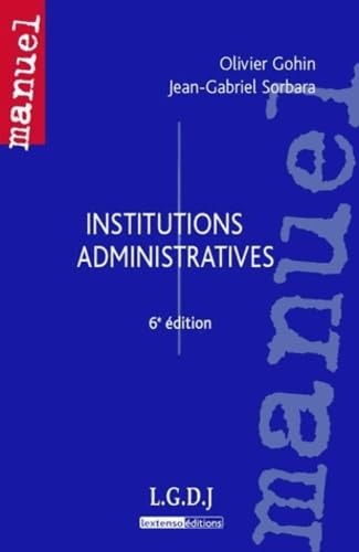 Stock image for Institutions administratives for sale by Ammareal