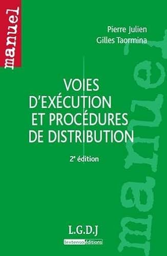 Stock image for Voies d'excution et procdures de distribution for sale by Ammareal