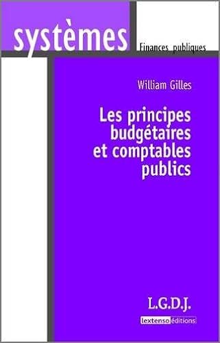 Beispielbild fr Les principes budgtaires et comptables publics zum Verkauf von Chapitre.com : livres et presse ancienne
