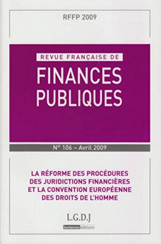 Stock image for RFFP n 106-2009. Revue franaise des finances publiques Collectif for sale by BIBLIO-NET