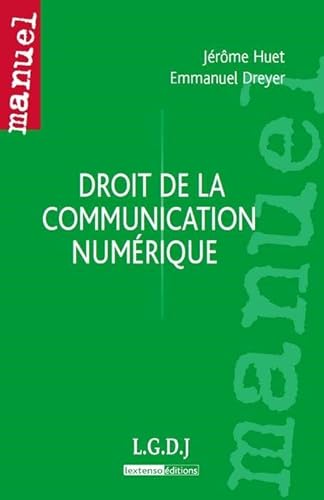 Beispielbild fr Droit de la communication numrique zum Verkauf von Ammareal